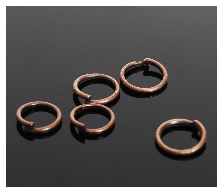 

Кольцо соединительное ,6*5мм (Набор 50гр) см-973, цвет меди, Медный