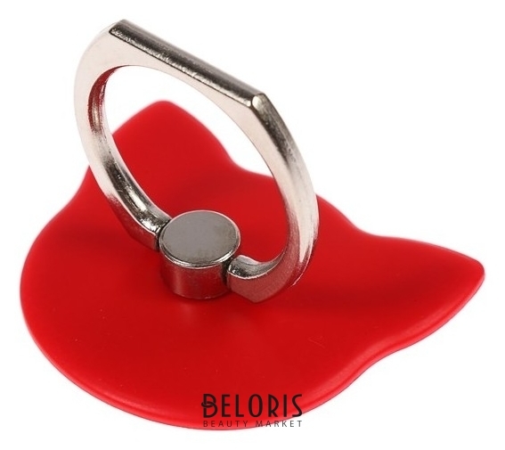 Держатель-подставка с кольцом для телефона Luazon, в форме Кошки, красный LuazON Home