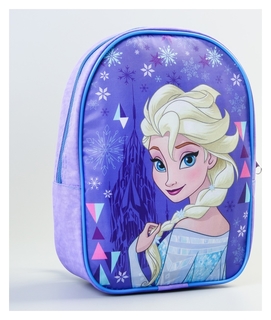 Рюкзак детский, холодное сердце, 21 X 9 X 26 см, отдел на молнии Disney