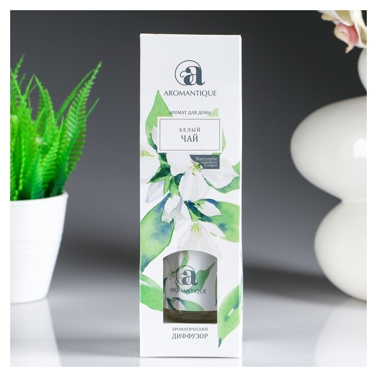 Диффузор ароматический с палочками Белый чай  Aromantique