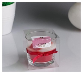 Свеча ароматическая в стакане "Ягодное парфе", 60 гр Aromantique