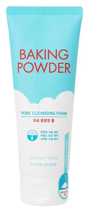 Пенка для умывания лица с содой очищающая Baking Powder Pore Cleansing Foam  Etude House