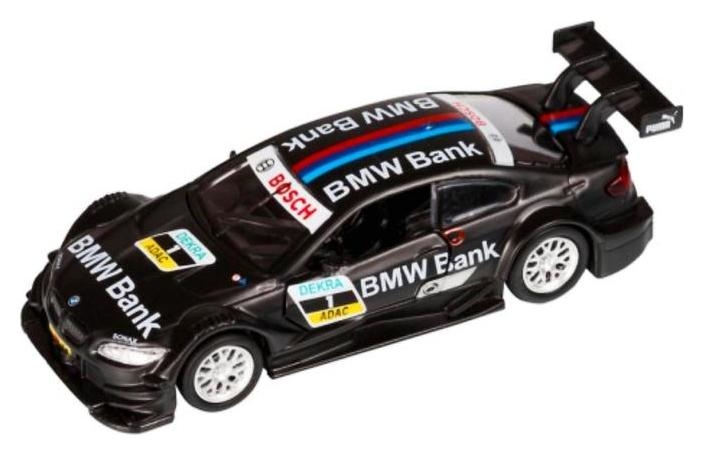 Машина металлическая BMW M3 DTM 1:42, инерция открываются двери, цвет чёрный