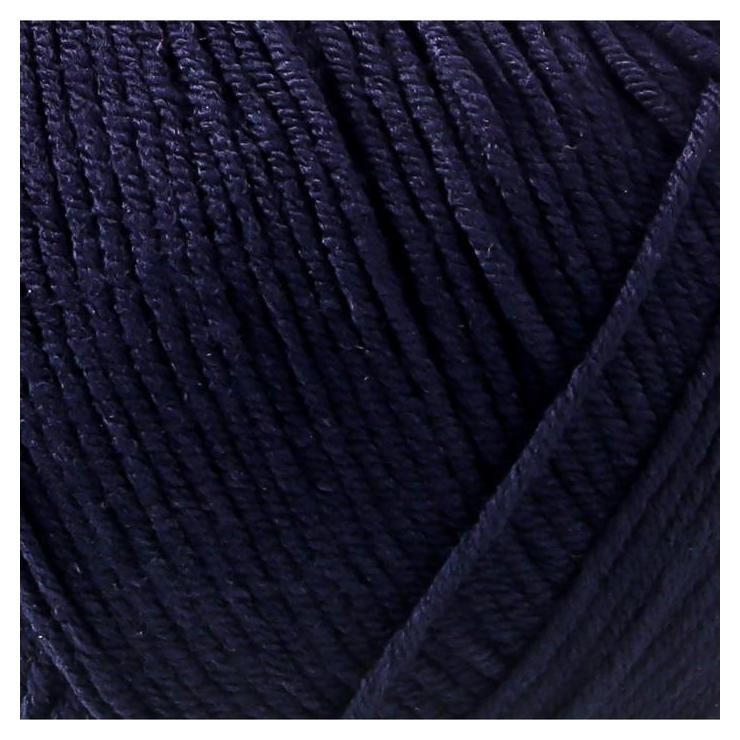 

Пряжа "Cotton Gold" 55% хлопок, 45% акрил, 330м/100гр (58), Синий