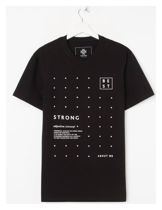 

Футболка Kaftan "Strong", , черн, Черный