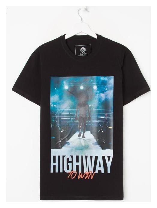 

Футболка Kaftan "Highway", , черн, Черный