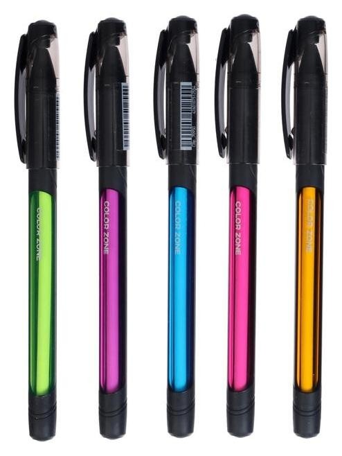 

Ручка шариковая Berlingo "Color Zone Stick" 0,7мм, синяя, прорезин корпус 285411