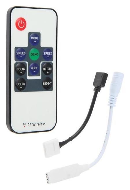 

Контроллер Ecola, для RGB ленты, 12 В, 72 Вт, 6 А, Ip20, радиопульт