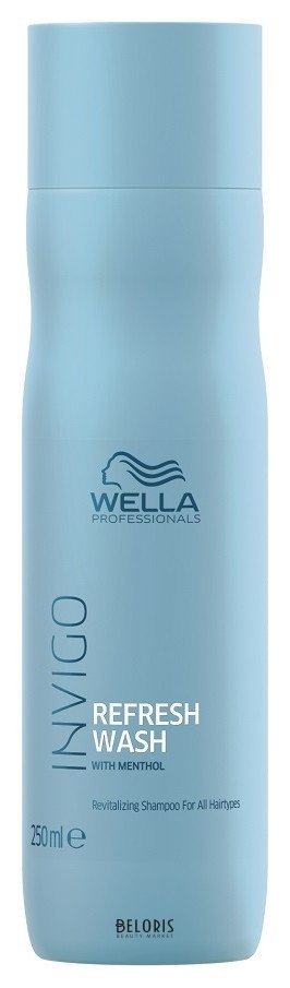 Оживляющий шампунь для всех типов волос Refresh Wash Wella Invigo