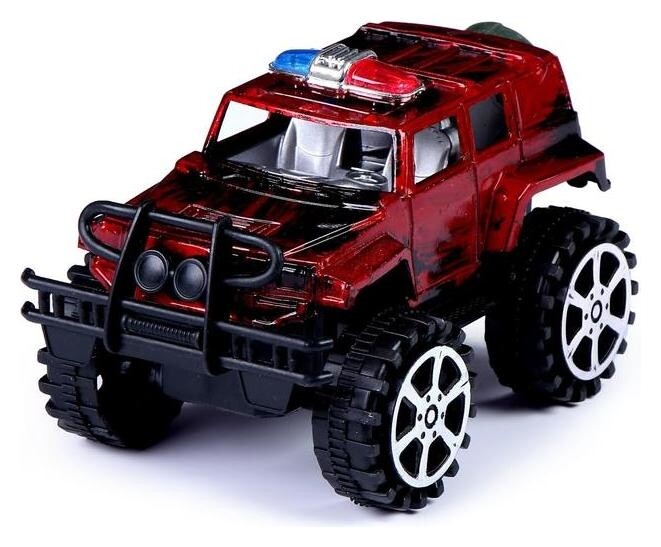 Джип на больших колесах инерционный Полиция 3+ 