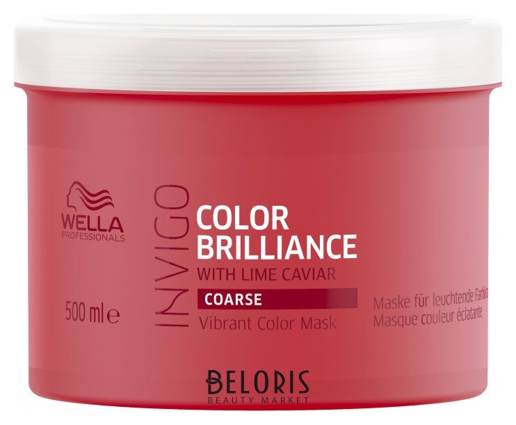 Маска-уход для защиты цвета окрашенных жестких волос Color Brilliance Wella Invigo