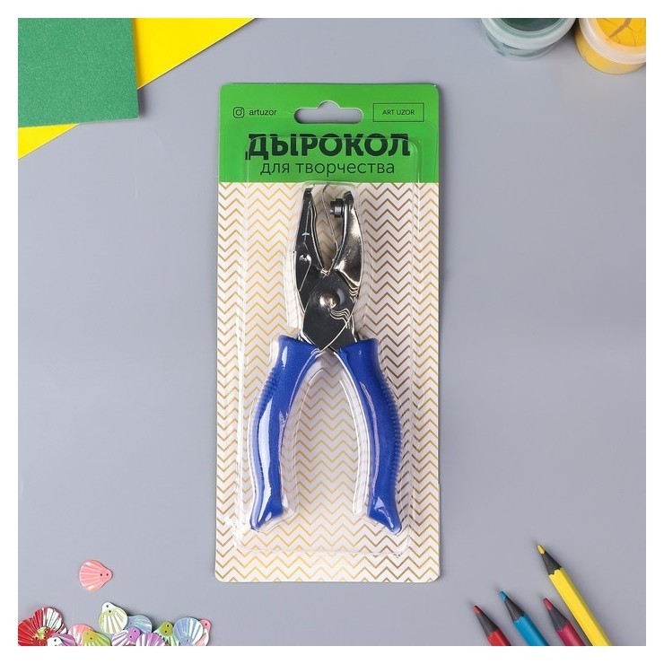 

Дырокол фигурный "Круг" рисунок 0,5 см 16х6х1,5 см