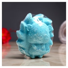 Шипучая бомбочка "Ёжик" с ароматом ванили, голубая Добропаровъ