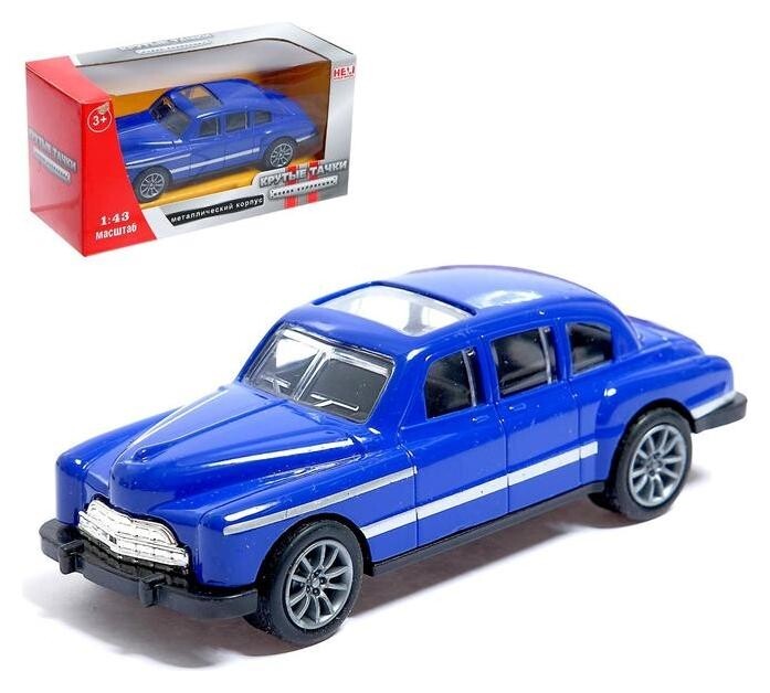 Машина металлическая «Ретро», масштаб 1:43, инерция  