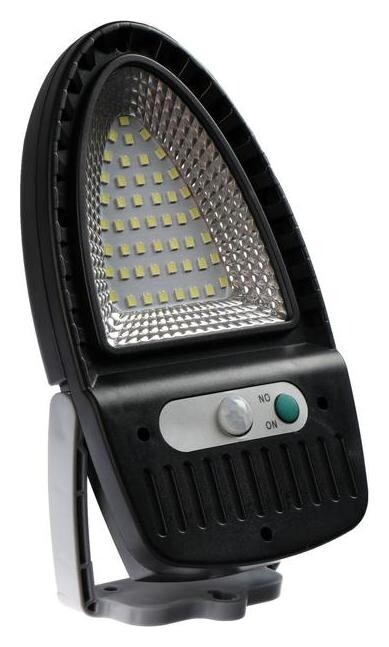 Светильник уличный с датчиком движения, поворотный, настенный 10 Вт, 49 Led, 6500к  