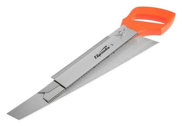 Ножовка по дереву Sparta 231255, 350 мм, 5 сменных полотен, пластиковая рукоятка  Sparta