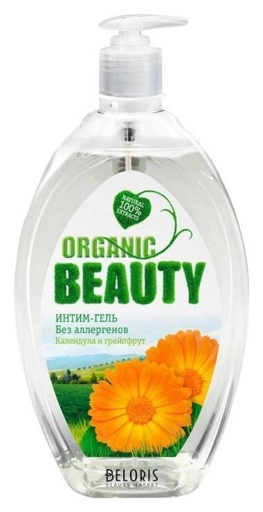 Гель для интимной гигиены Organic Beauty, календула и гейпфрут, 500 мл Organic Beauty Farm