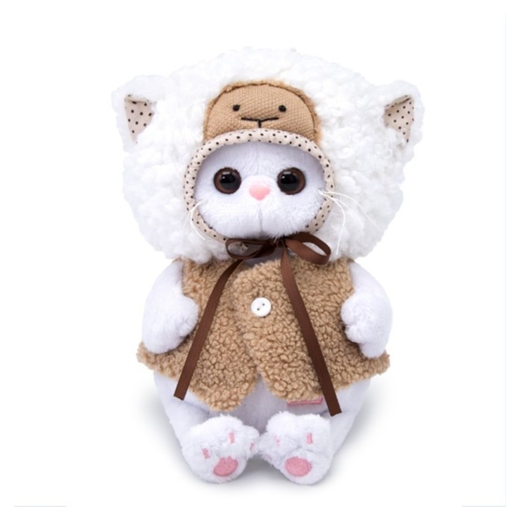 

Мягкая игрушка Кошечка ли-ли Baby в костюме овечки, 20 см
