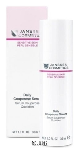 Концентрат для чувствительной кожи склонной к покраснению Daily Couperose Serum Janssen Cosmetics Sensitive skin