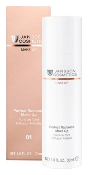 Тональный крем для всех типов кожи стойкий с Uv-защитой Spf-15 Perfect Radiance Make Up для всех типов кожи