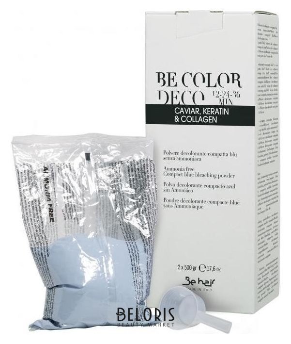 Пудра для осветления волос без аммиака Deco Bleaching Powder Be Hair Be Color