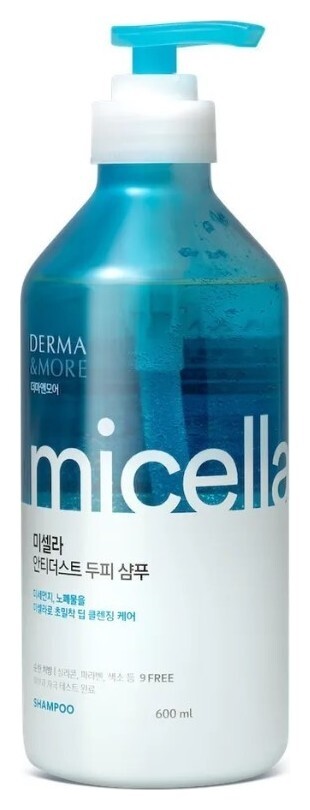 Шампунь для волос от перхоти Мицеллярный Micellar Anti Dust Scalp Shampoo Aekyung  Derma More