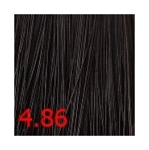 Тон 4.86 средний коричневый шоколадный красный  Indola