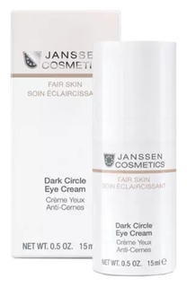 Крем универсальный увлажняющий для глаз от темных кругов, отеков и морщин Fair Skin Dark Circle Eye Cream Janssen Cosmetics