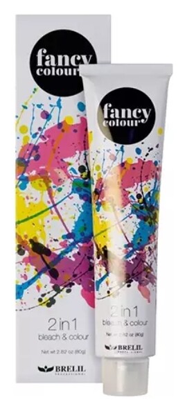 Обесцвечивающее средство и крем краска 2в1 Fancy Colour Brelil Professional