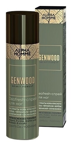 Спрей для ног Deofresh Genwood Estel Professional Alpha Homme Genwood