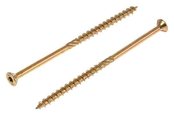 

Саморез конструкционный Infix, , потай, Torx40, жёлтый цинк