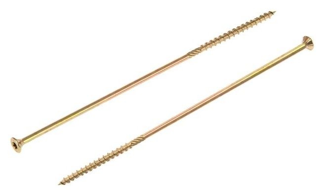 

Саморез конструкционный Infix, , потай, Torx30, жёлтый цинк