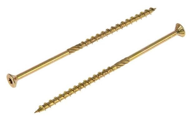 

Саморез конструкционный Infix, , потай, Torx30, жёлтый цинк