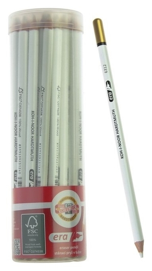 Ластик-карандаш Koh-i-noor 6312, мягкий, для ретуши и точного стирания отзывы