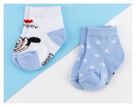 Набор носков "I Love Mickey" микки маус, 2 пары, 8-10 см Disney