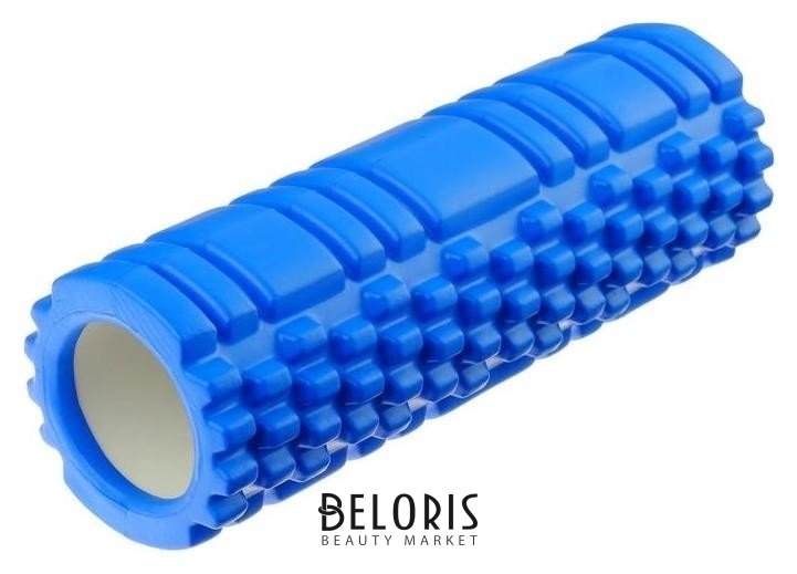 Роллер для йоги 30 х 10 см, массажный, цвет синий Sangh