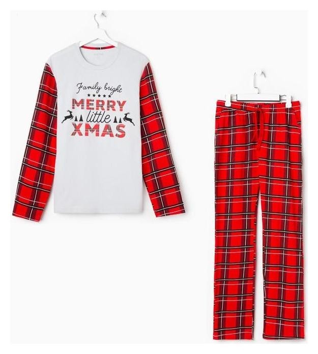 

Пижама мужская Kaftan "X-mas" р, Красный