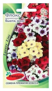 Семена цветов флокс друммонди "Бьюти", 0,1 г Premium Seeds