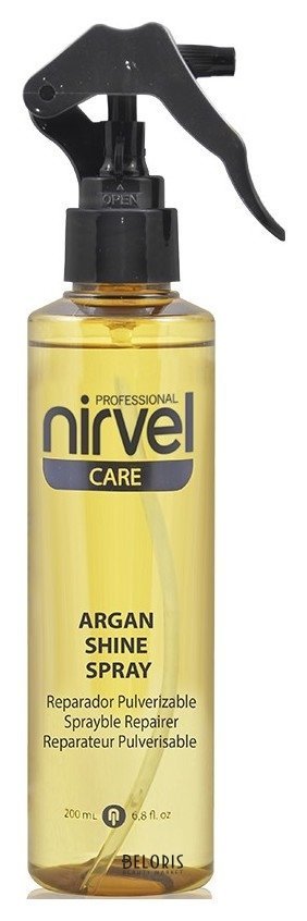 Спрей для придания блеска волосам с аргановым маслом Care Argan Shine Spray Nirvel Care