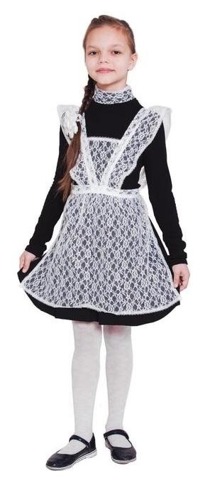 

Фартук гипюровый белый с воланами по бретелям, набор шаров 5 штук, р.44-52