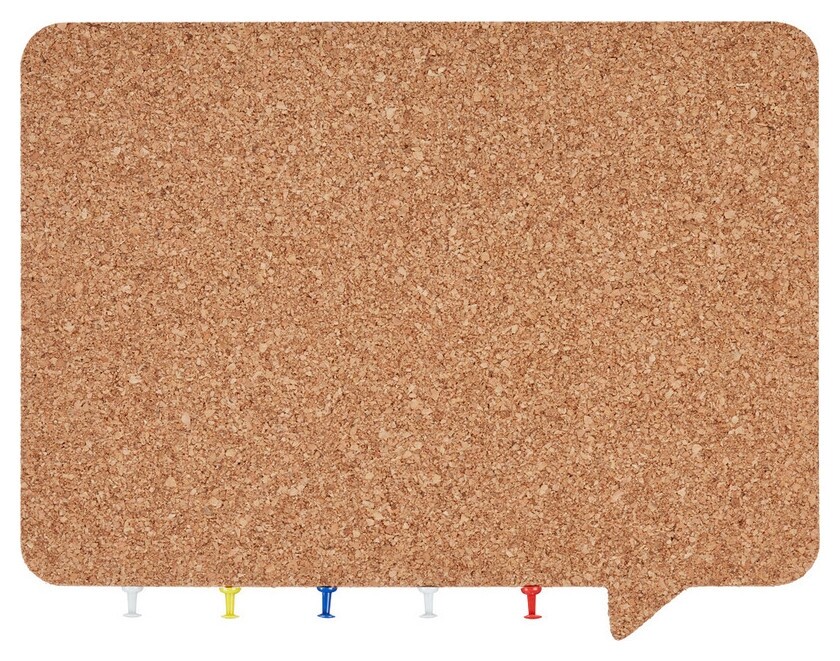 Доска пробковая магнитная фигурная Чат  BoardSYS