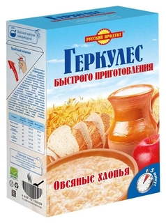Каша геркулес русский продукт быстрого приготовления, 420г Русский продукт