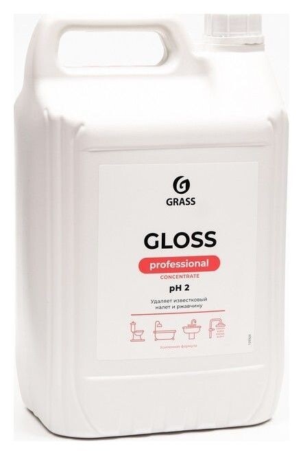 Профхим сантех кисл для удаления налета-ржавч Grass/gloss Concentrate, 5,5кг  Grass