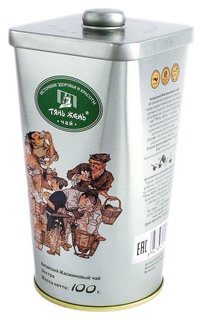 Чай зеленый жасминовый листовой экстра, 100 г ж/б Gj02l100-2 Тянь Жень