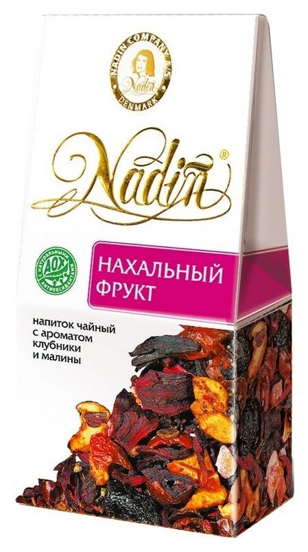 Чай фруктовый нахальный фрукт карт.уп. 50гр. 030448 Nadin