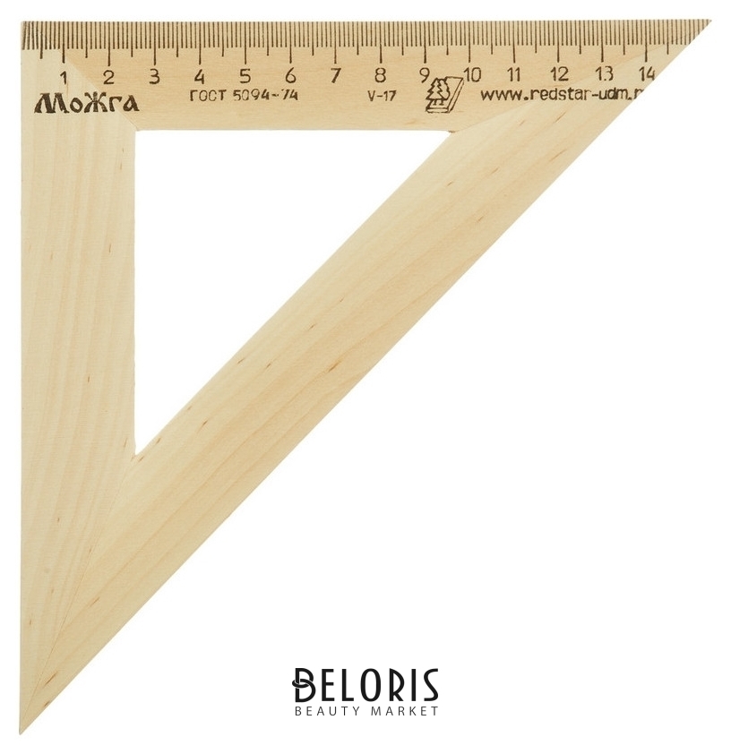 Треугольник деревянный 16см ,угол 45 градусов, можга с-16 Можга