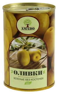 Консервация оливки без косточек 300 г Amado