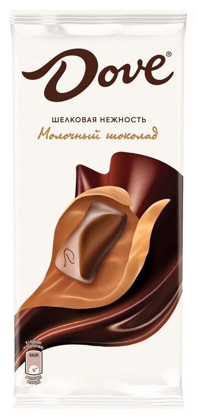 Шоколад Dove молочный шоколад, 90 г  Dove Chocolate