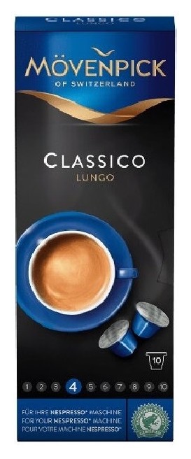 

Кофе в капсулах Movenpick Lungo Classico, 10 капсул