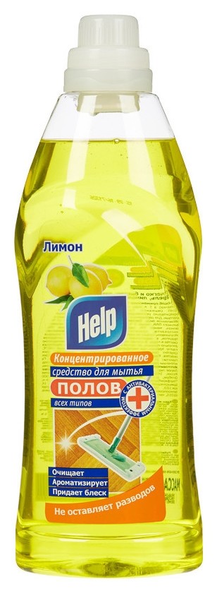 Средство для мытья пола Help концентрат 1000мл ассорт. HELP